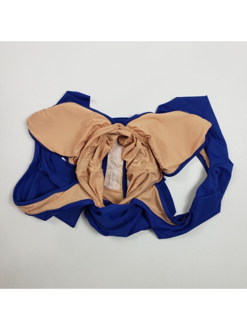 J.Crew Ruched Ruffle One-Piece Swimsuit Women's Size 4 Harbor View Blue NWT - Picture 13 of 16